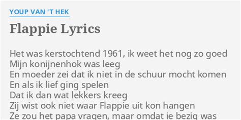 flappie youp van het hek lyrics